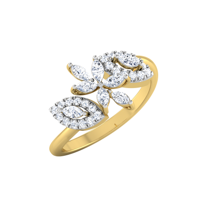 Aurora Azura Aetherial 14Kt Diamond Ring