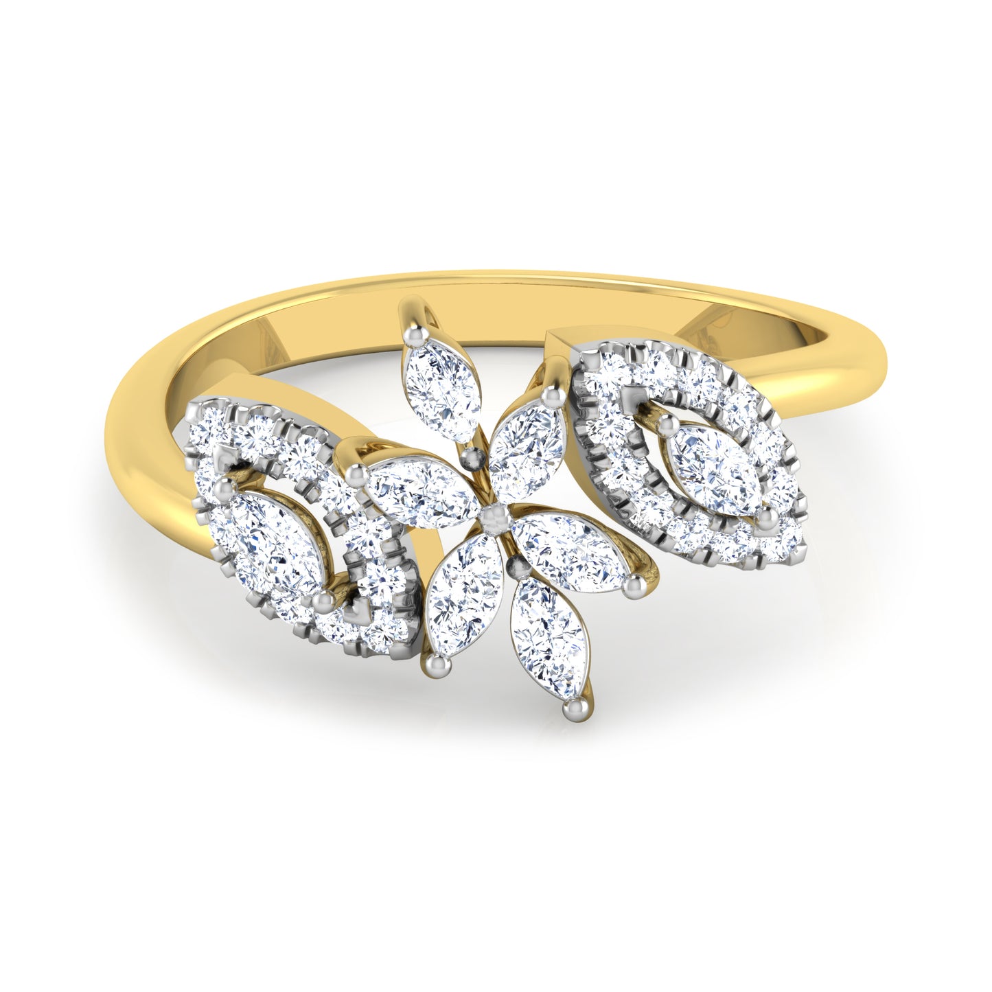 Aurora Azura Aetherial 14Kt Diamond Ring