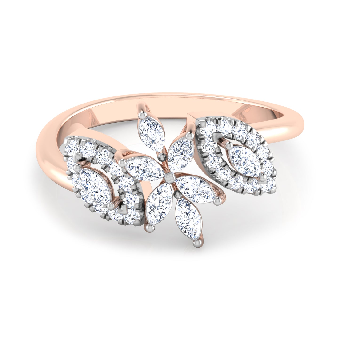 Aurora Azura Aetherial 14Kt Diamond Ring