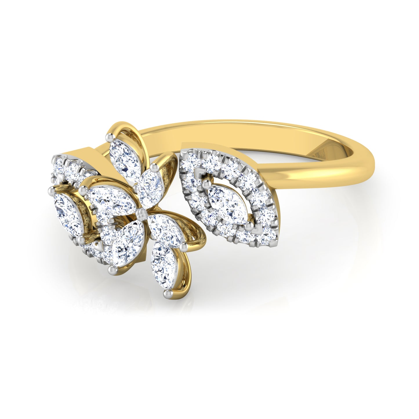 Aurora Azura Aetherial 14Kt Diamond Ring