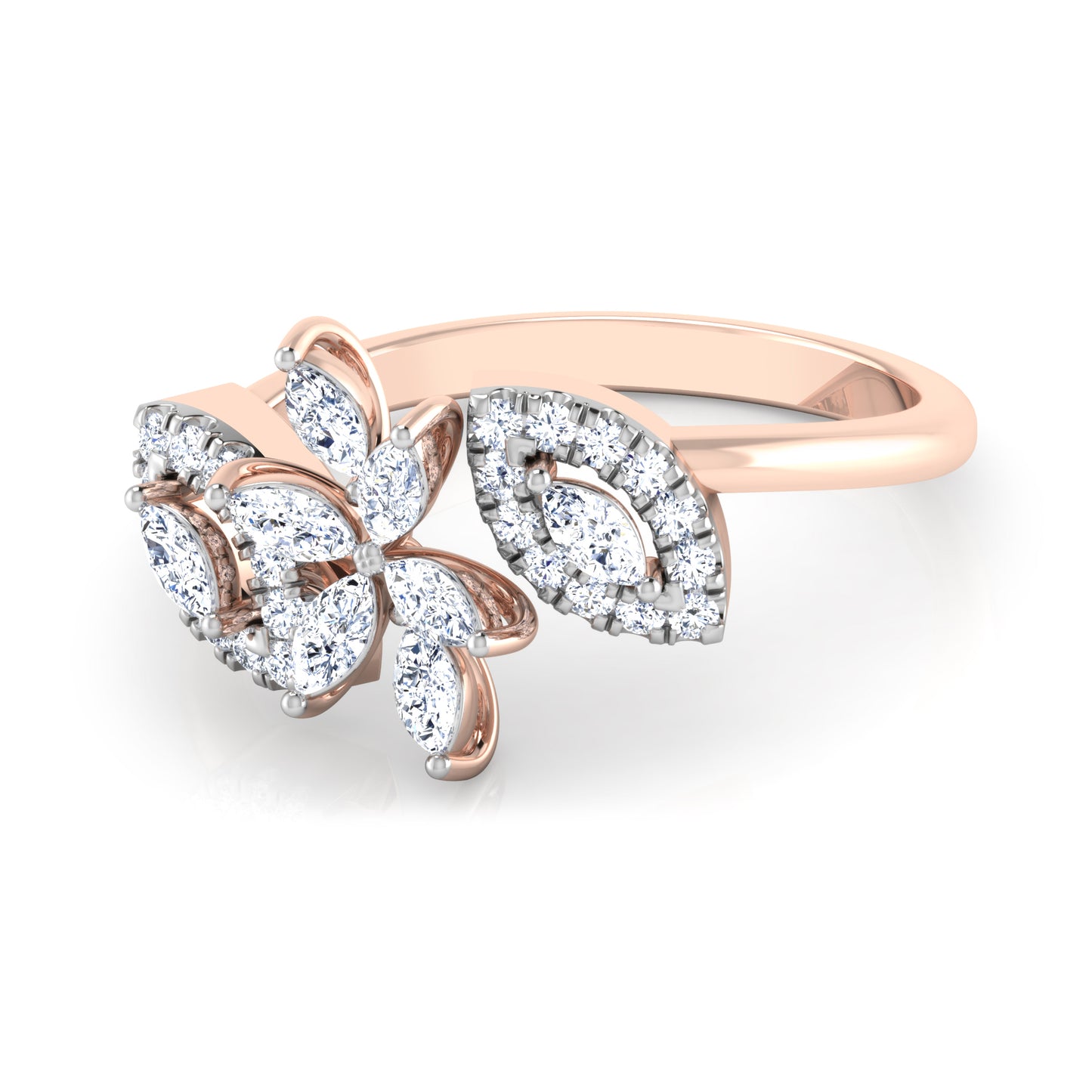 Aurora Azura Aetherial 14Kt Diamond Ring