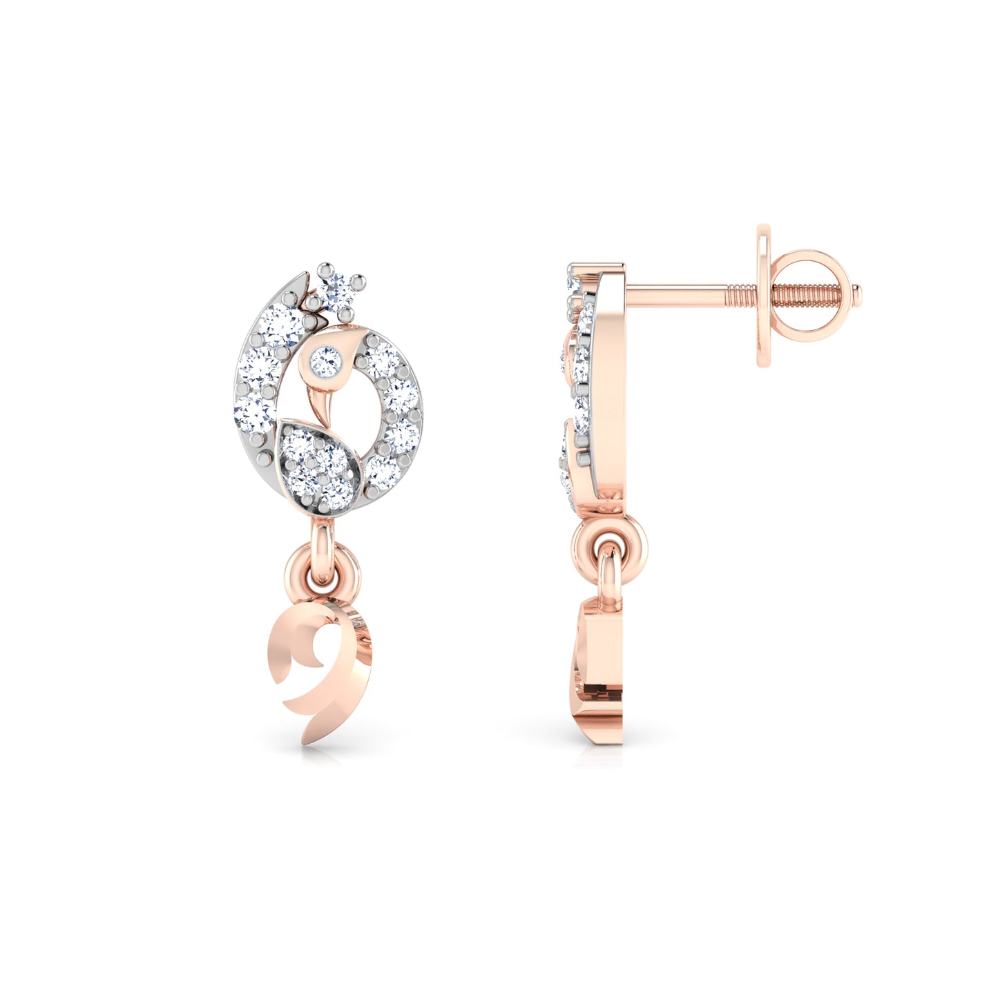 Lustrous Lagoon Earrings 18K