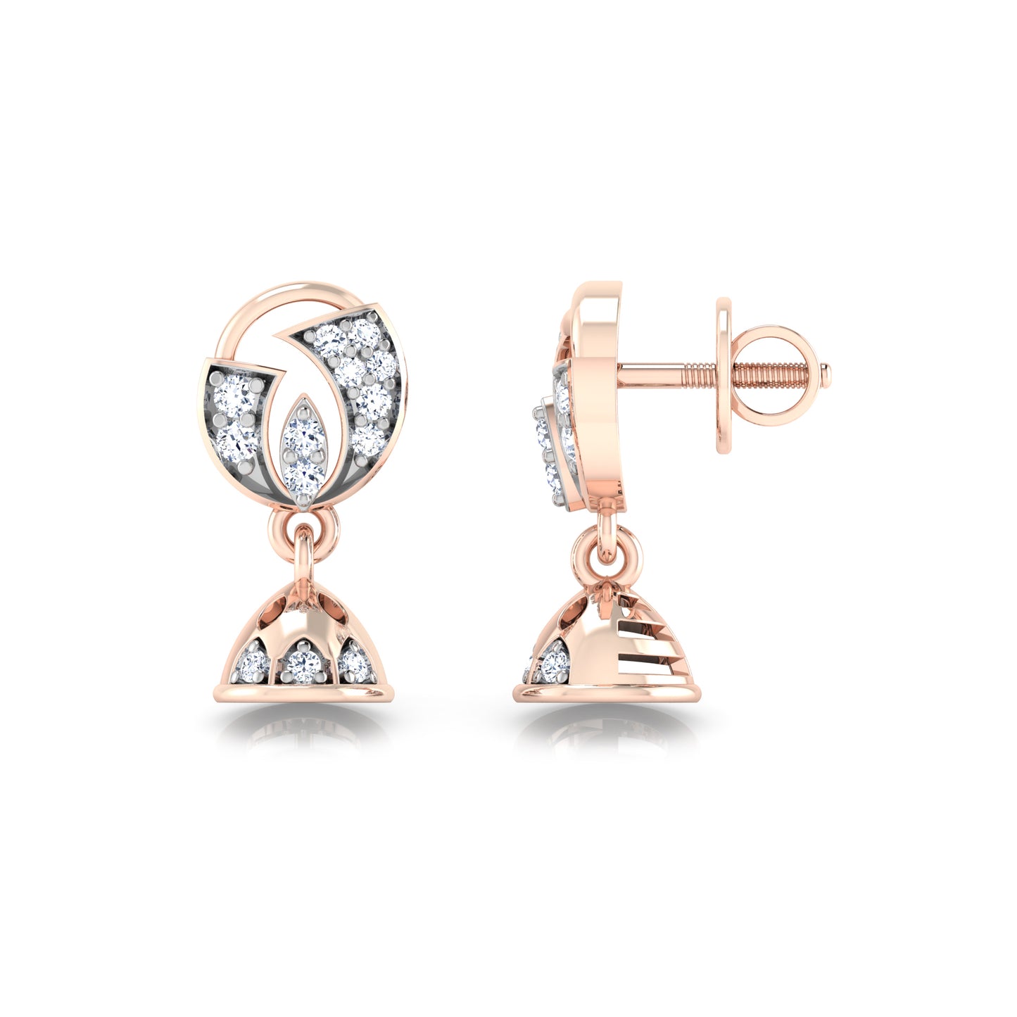 Blossoming Bloom Earrings 18K
