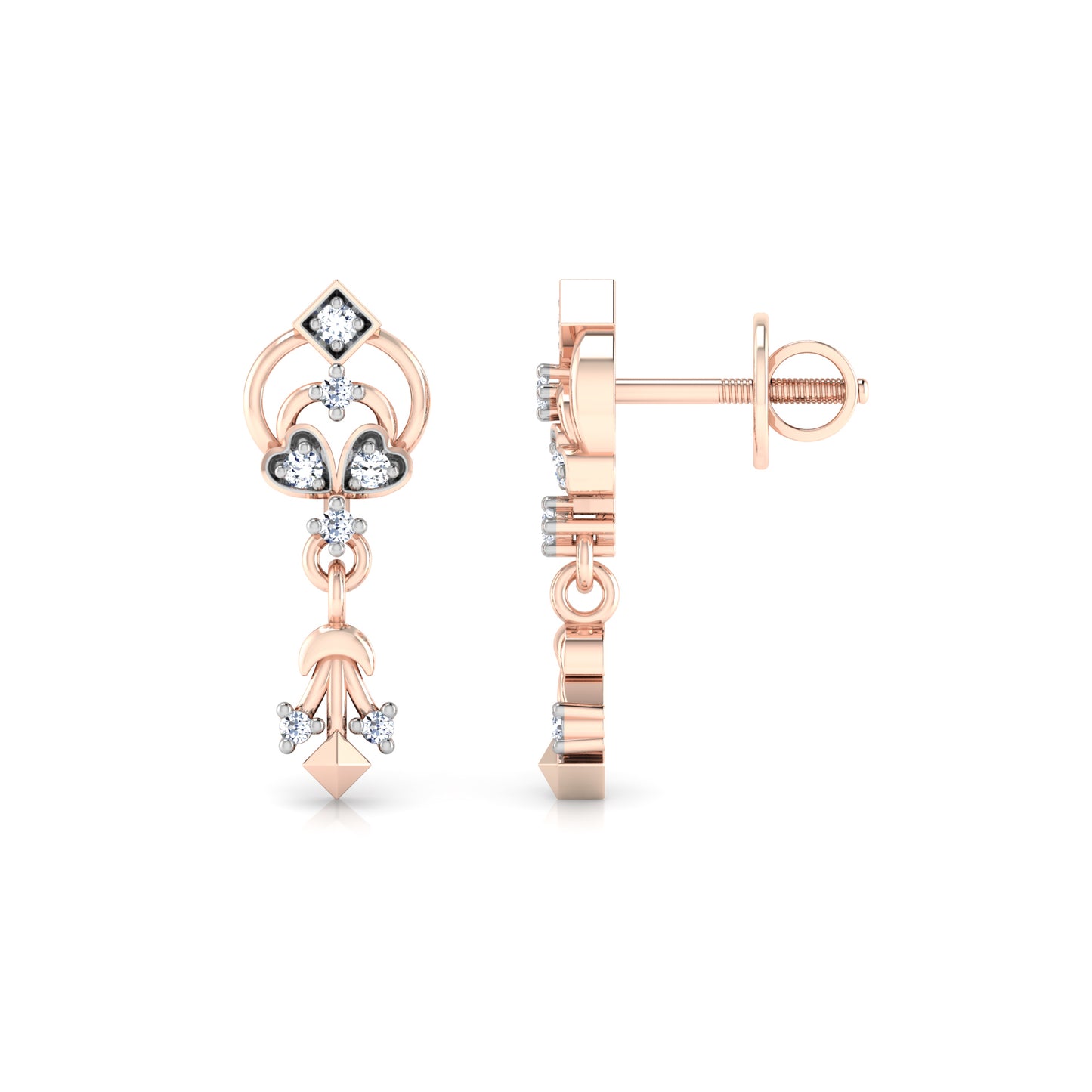 Lavender Earrings 18K