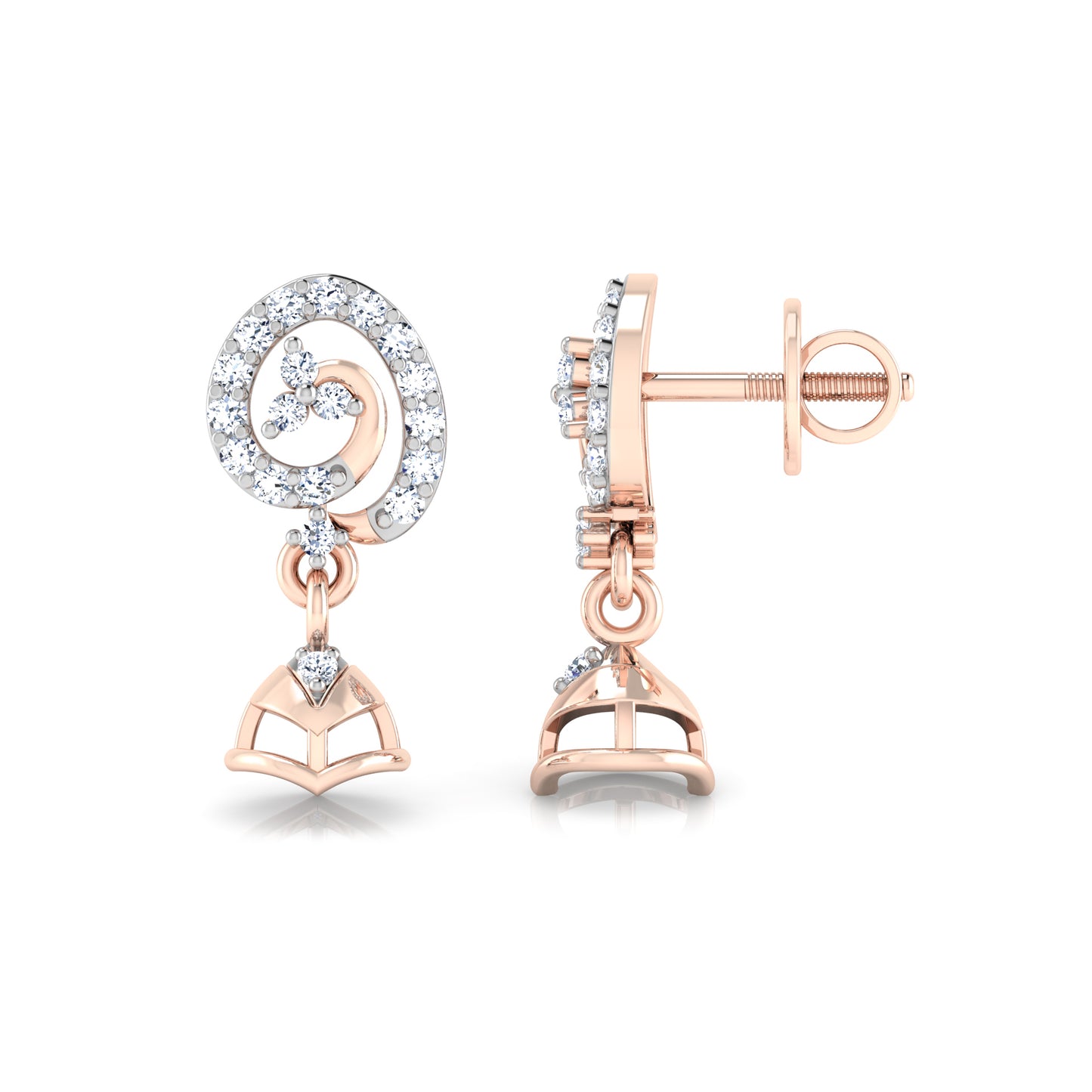 Prismatic Petal Earrings