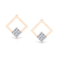 Regal Radiance Diamond Hoops 18K