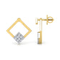 Regal Radiance Diamond Hoops 18K