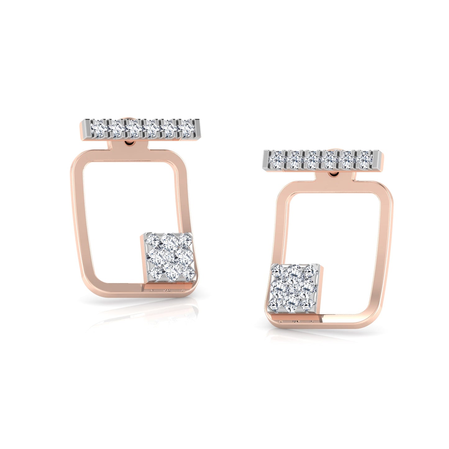 Prism Prismatica Diamond Studs 18K