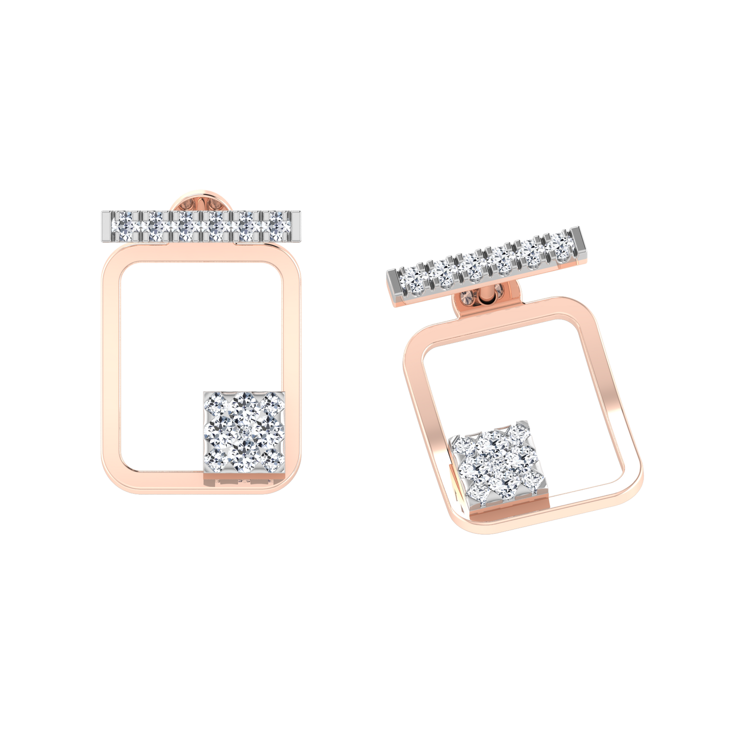 Prism Prismatica Diamond Studs 18K