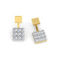Royal Reflection Diamond Hoops 18K