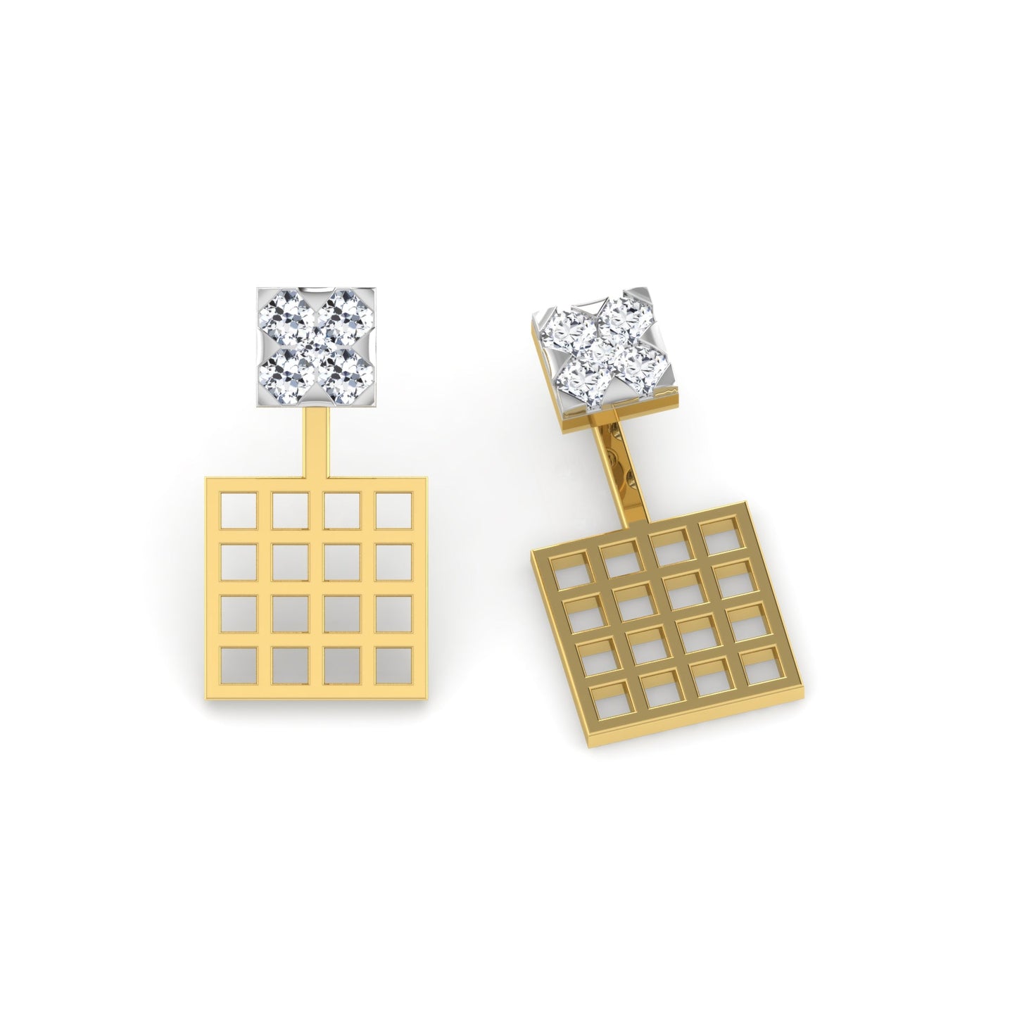 Mystical Moonbeam Diamond Dangles 18K