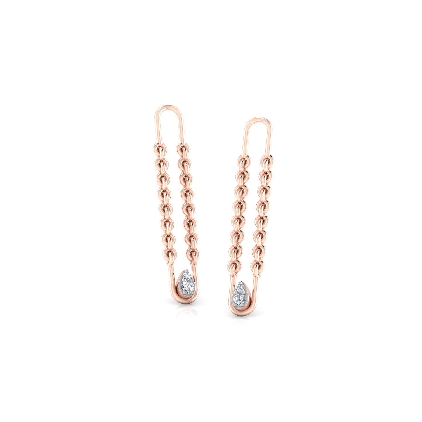 Enthralling Elegance Diamond Hoops