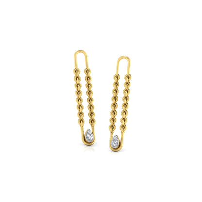 Enthralling Elegance Diamond Hoops 18K