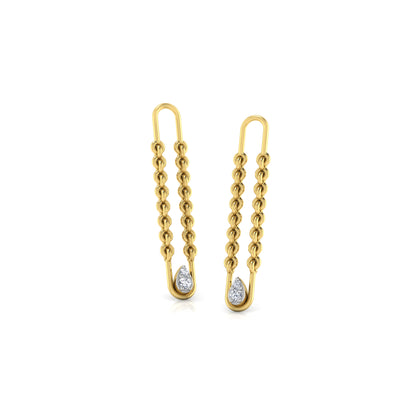 Enthralling Elegance Diamond Hoops