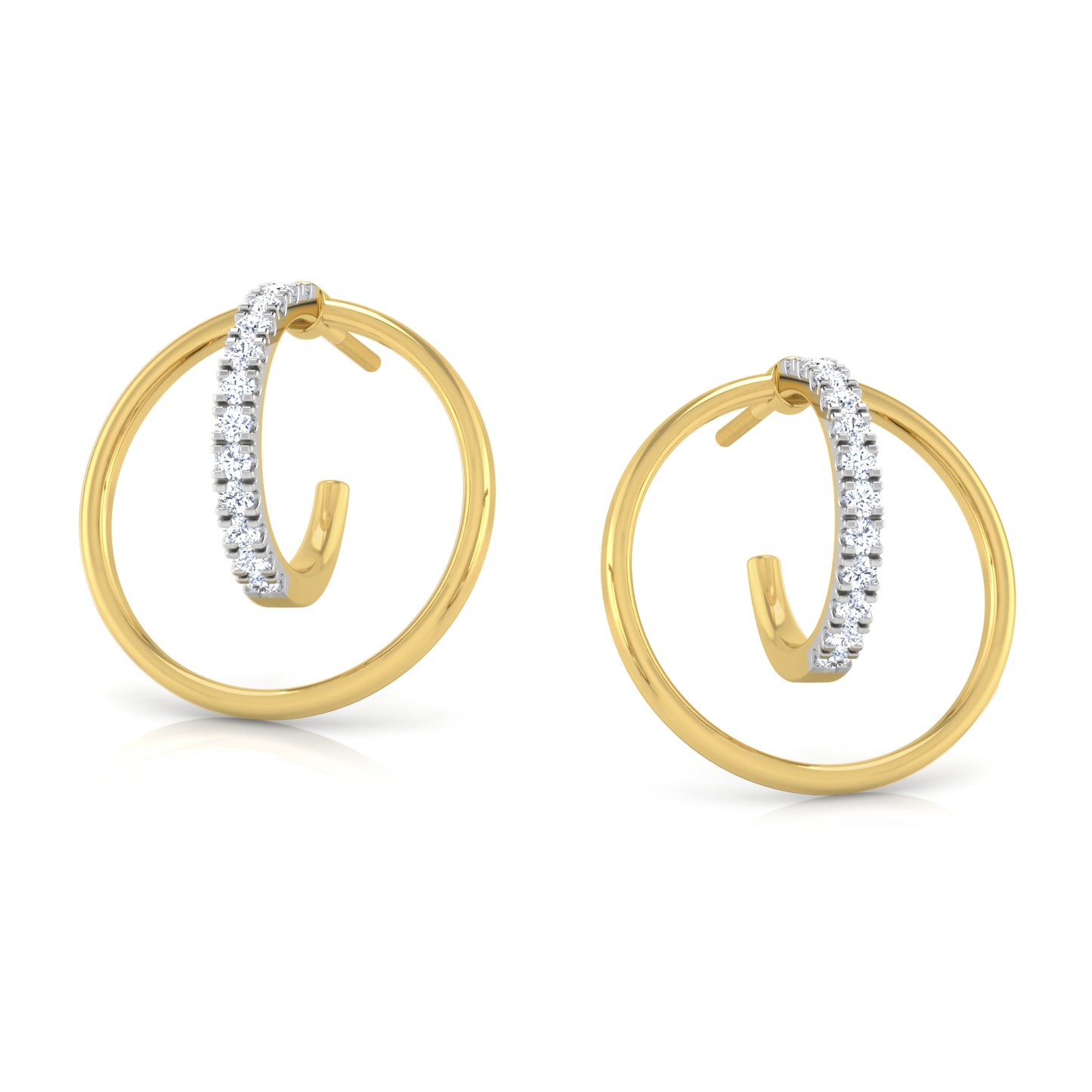 Oceanic Opulence Diamond Hoops