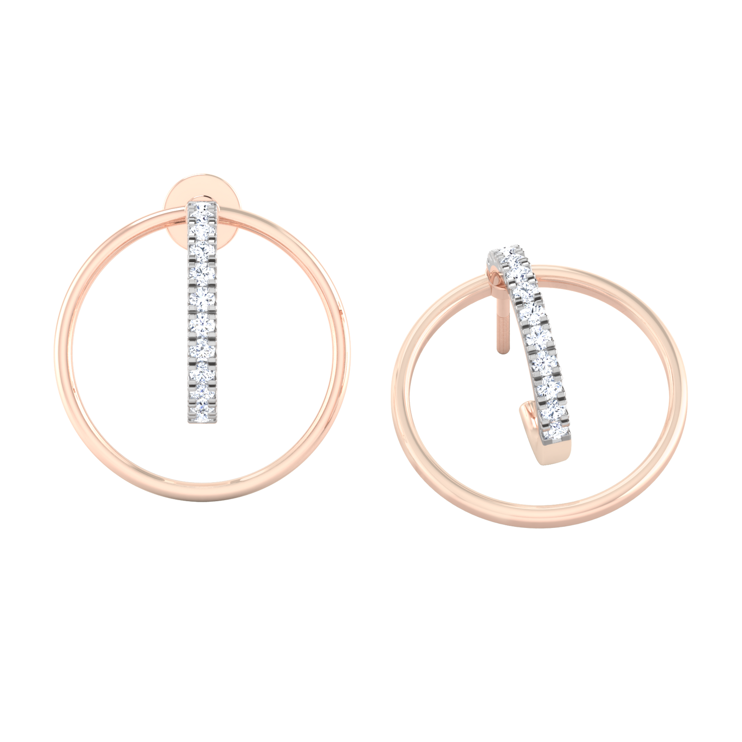 Oceanic Opulence Diamond Hoops