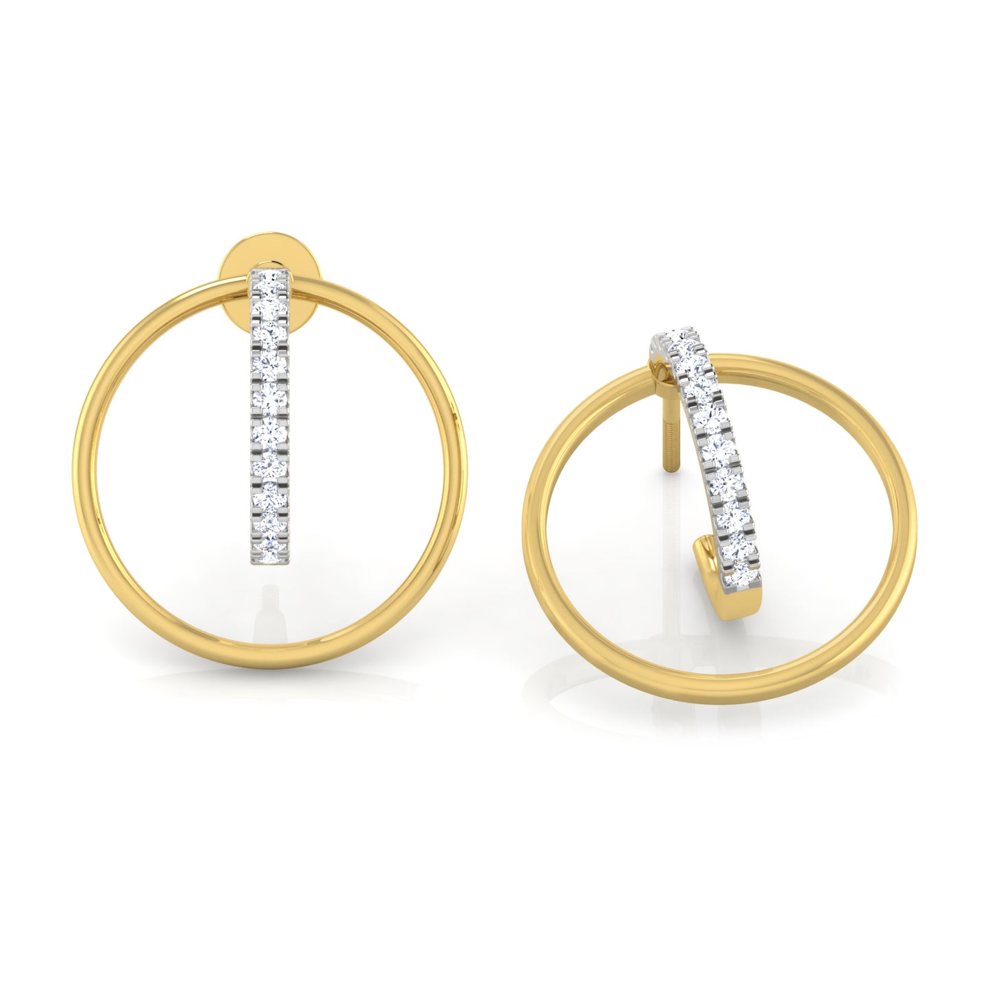 Oceanic Opulence Diamond Hoops