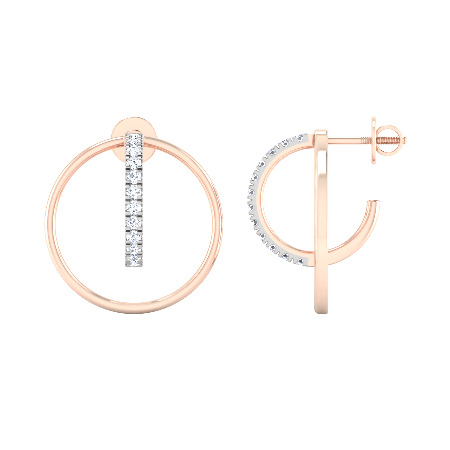 Oceanic Opulence Diamond Hoops
