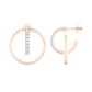 Oceanic Opulence Diamond Hoops 18K