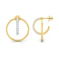 Oceanic Opulence Diamond Hoops
