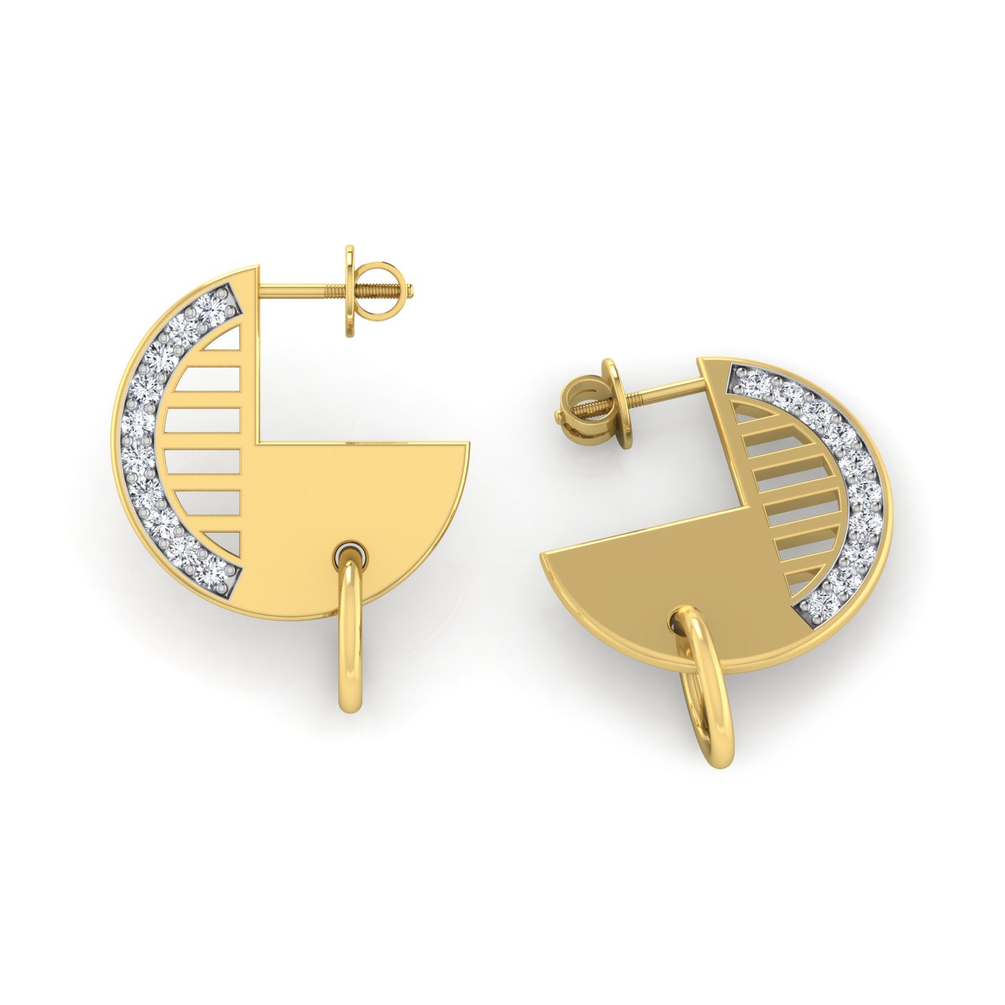 Vivid Vibes Diamond Studs