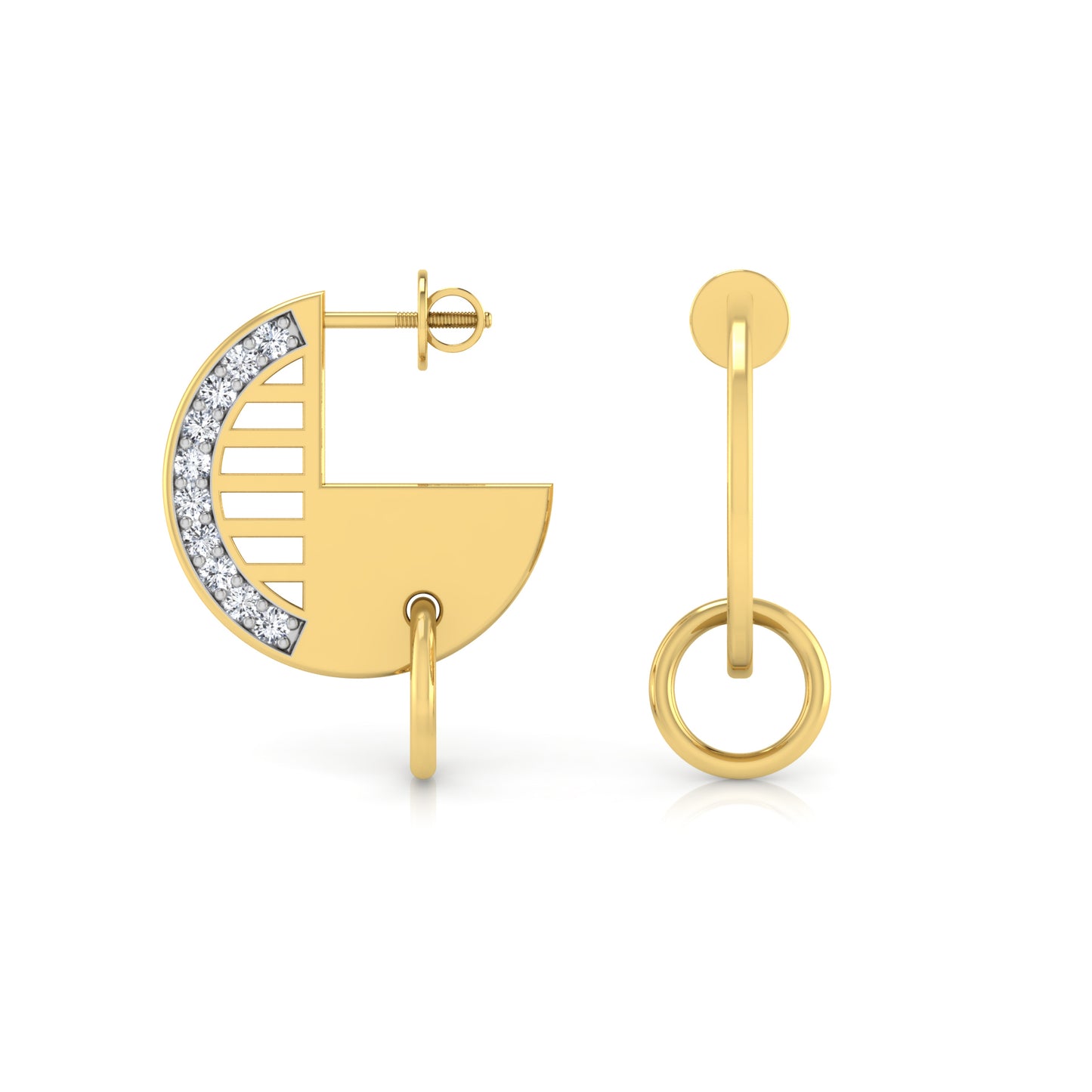 Vivid Vibes Diamond Studs