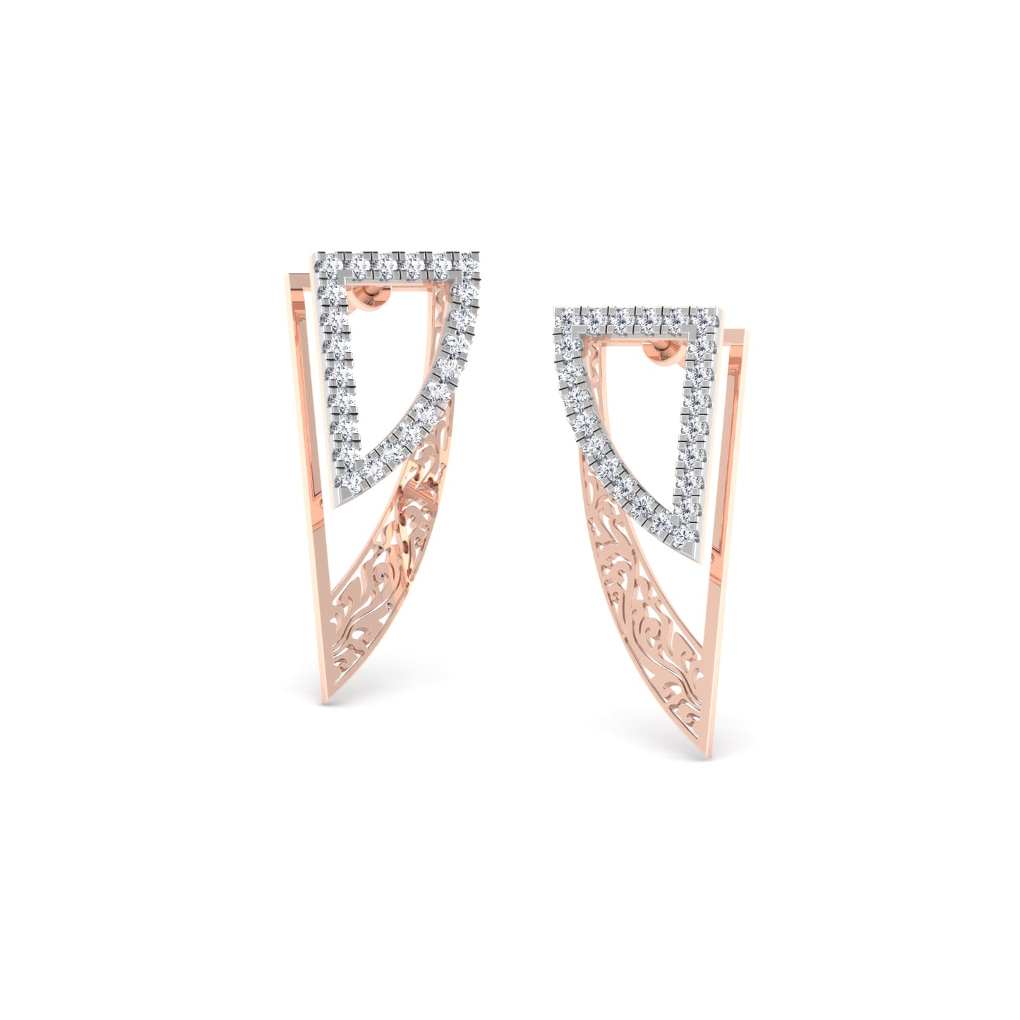 Celestial Symphony Diamond Studs 18K
