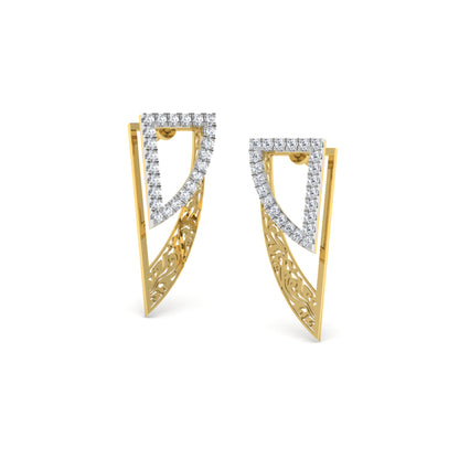 Celestial Symphony Diamond Studs 18K