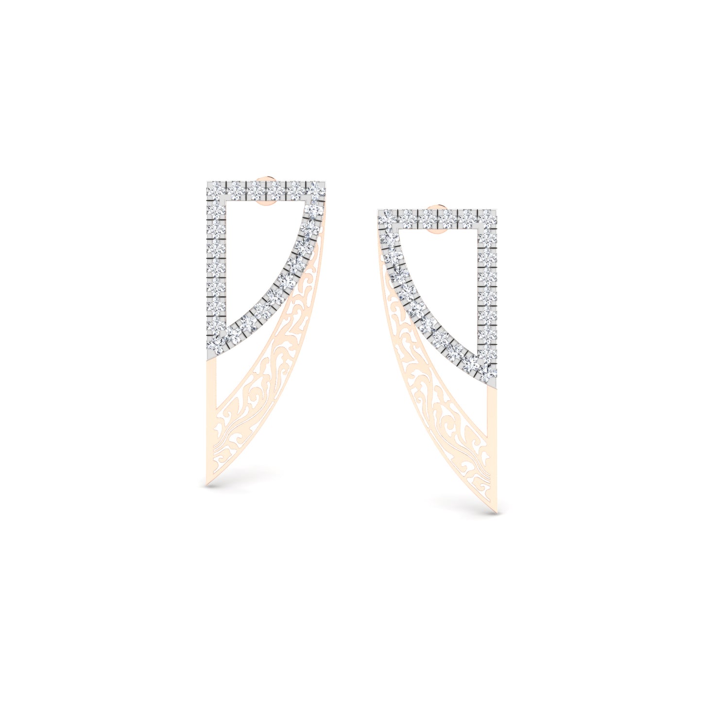 Celestial Symphony Diamond Studs 18K