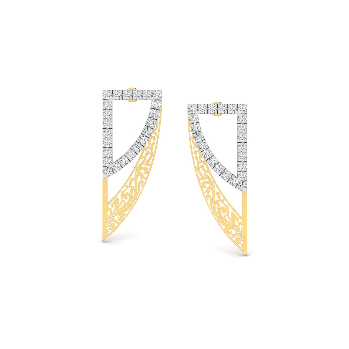 Celestial Symphony Diamond Studs 18K