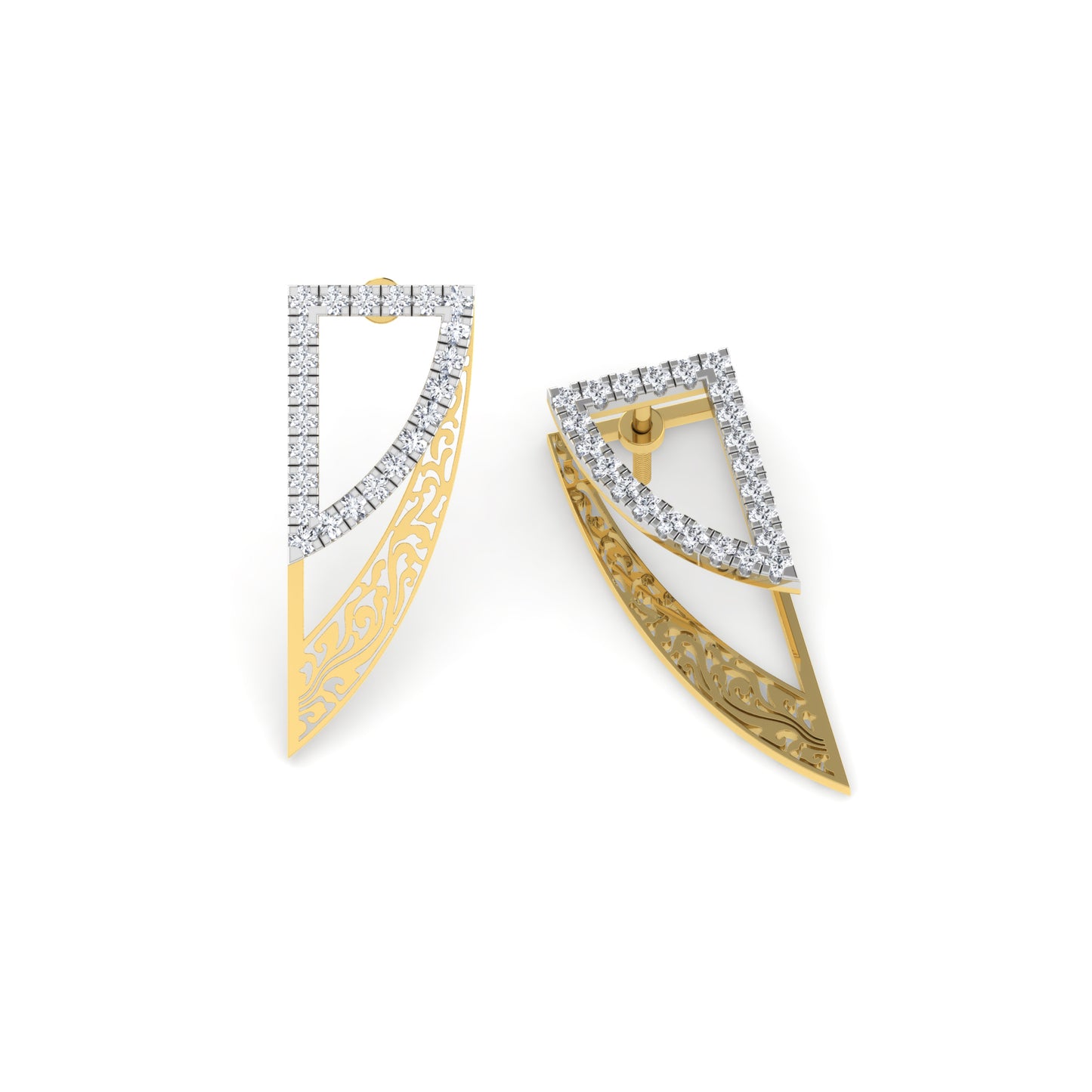 Celestial Symphony Diamond Studs 18K