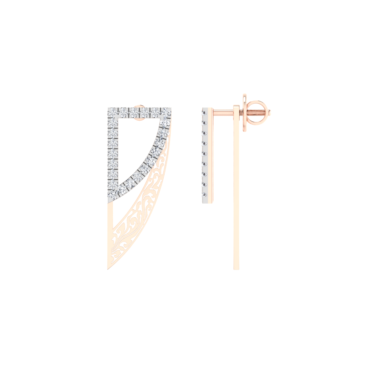 Celestial Symphony Diamond Studs 18K