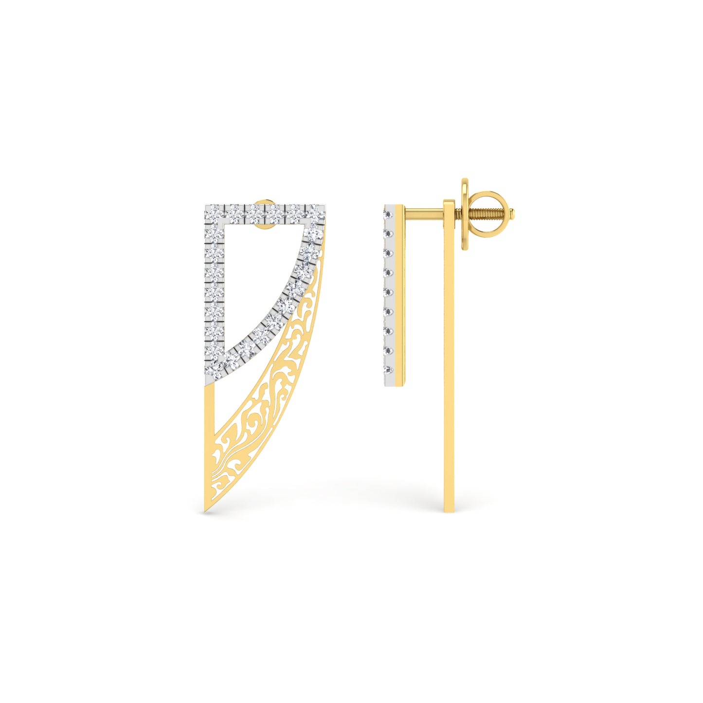 Celestial Symphony Diamond Studs 18K