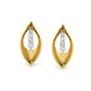 Luminous Lotus Diamond Hoops