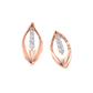 Luminous Lotus Diamond Hoops