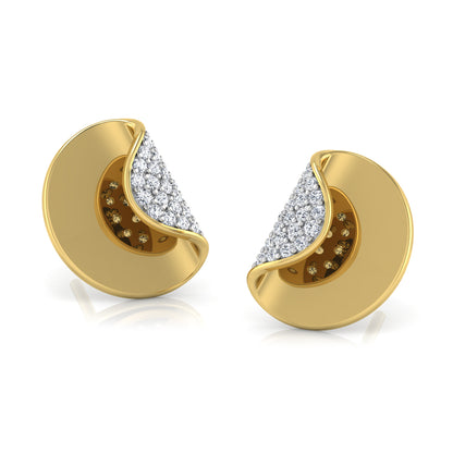 Serene Solitaire Diamond Studs 18K