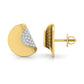 Serene Solitaire Diamond Studs 18K