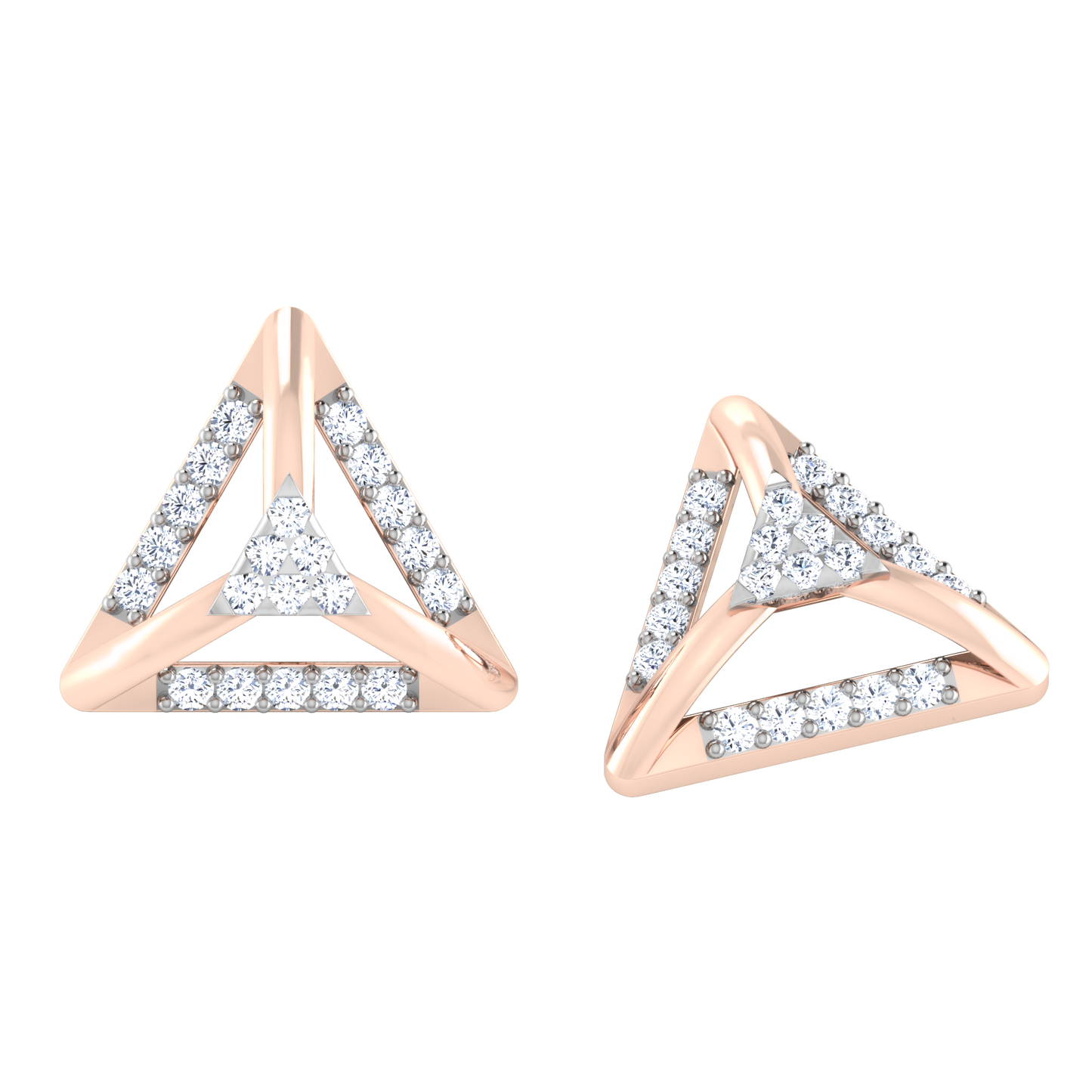 Mystic Moonlight Diamond Hoops 18K