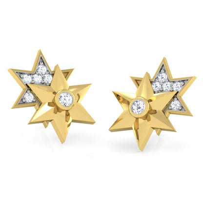 Floral Frost Diamond Drops 18K