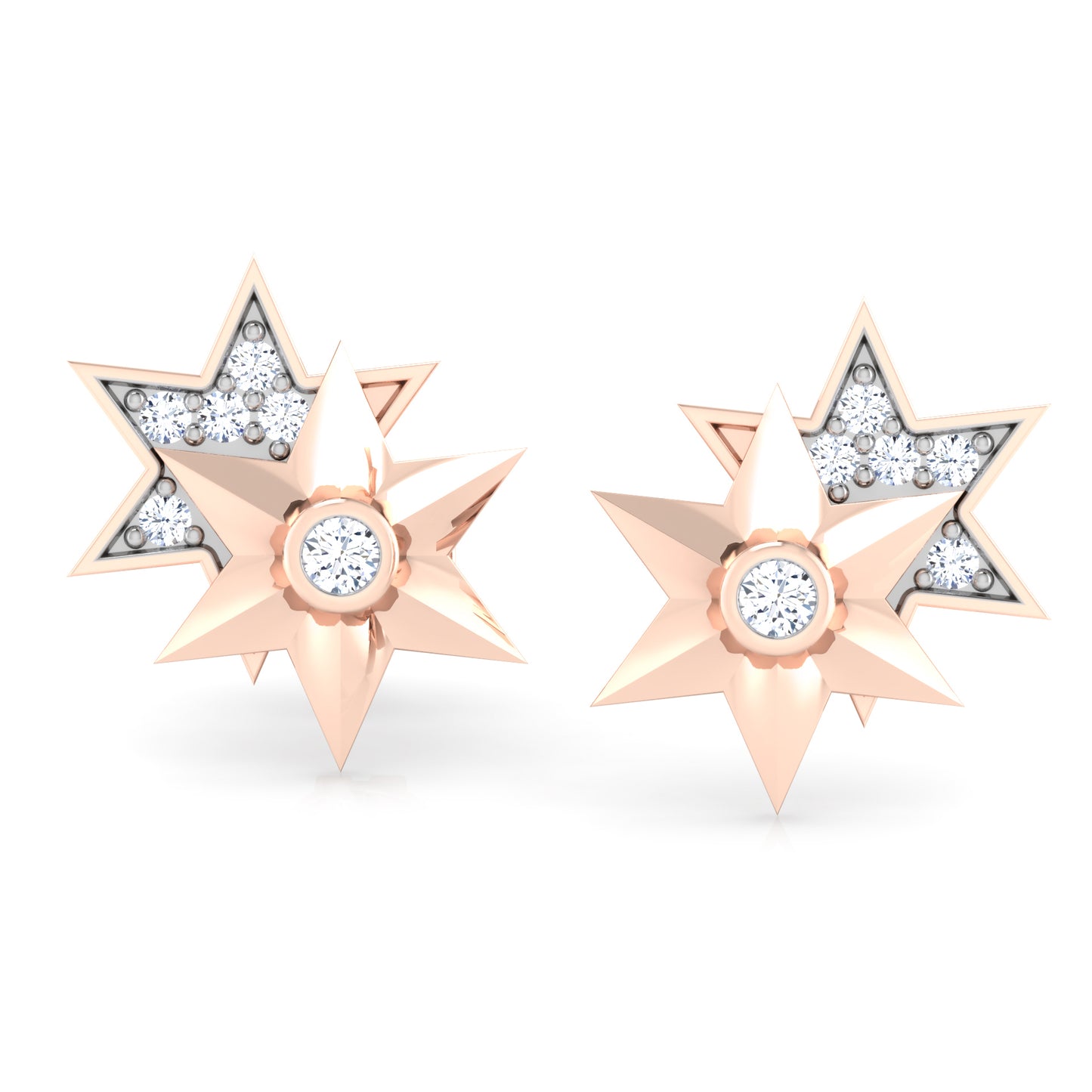 Floral Frost Diamond Drops 18K