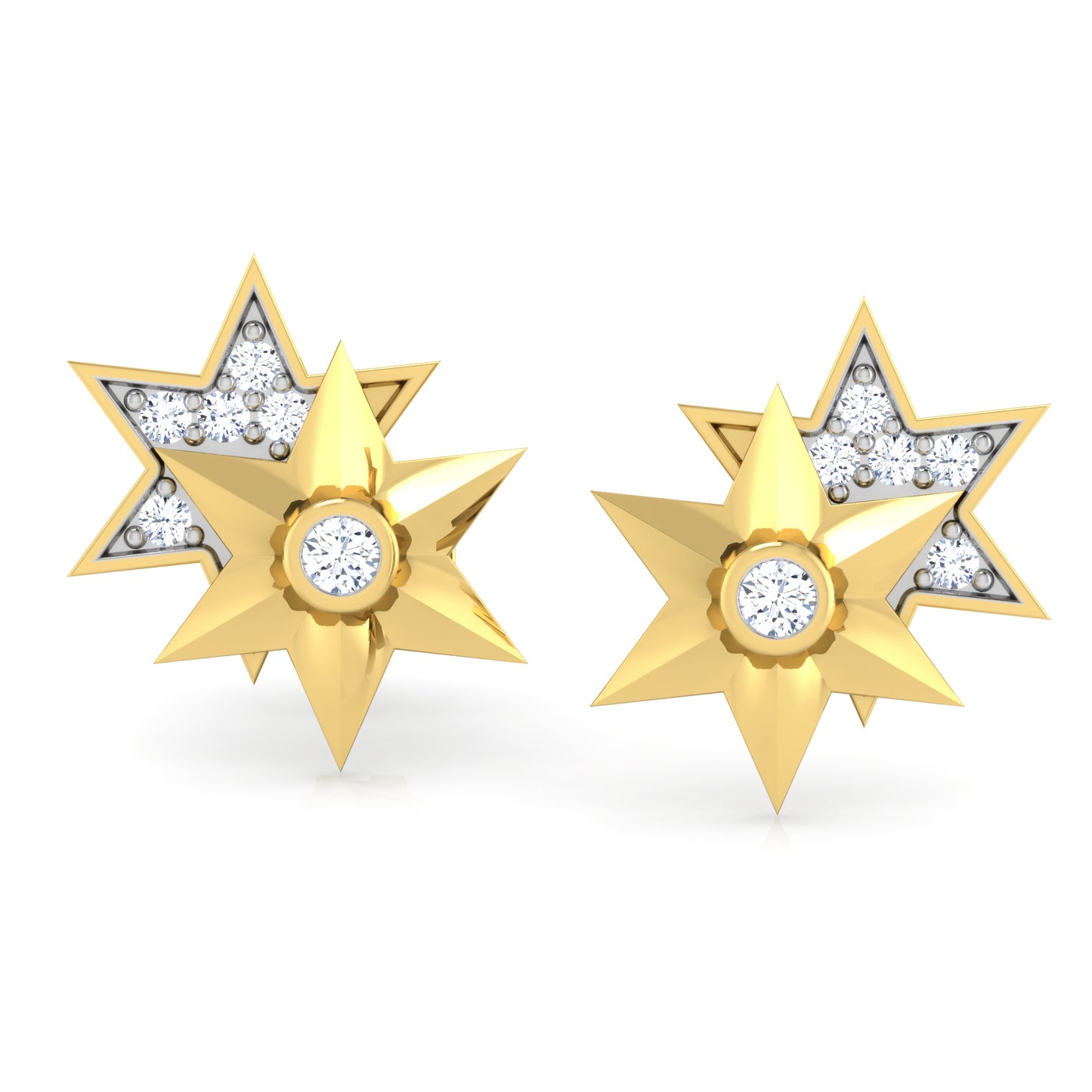 Floral Frost Diamond Drops 18K