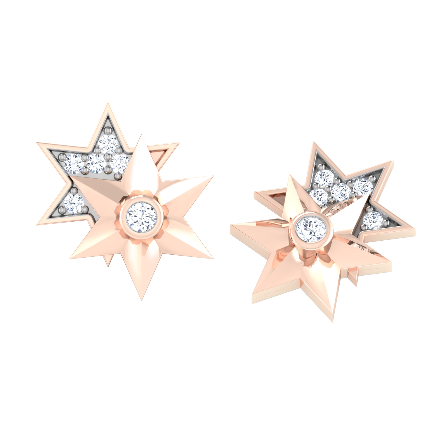 Floral Frost Diamond Drops