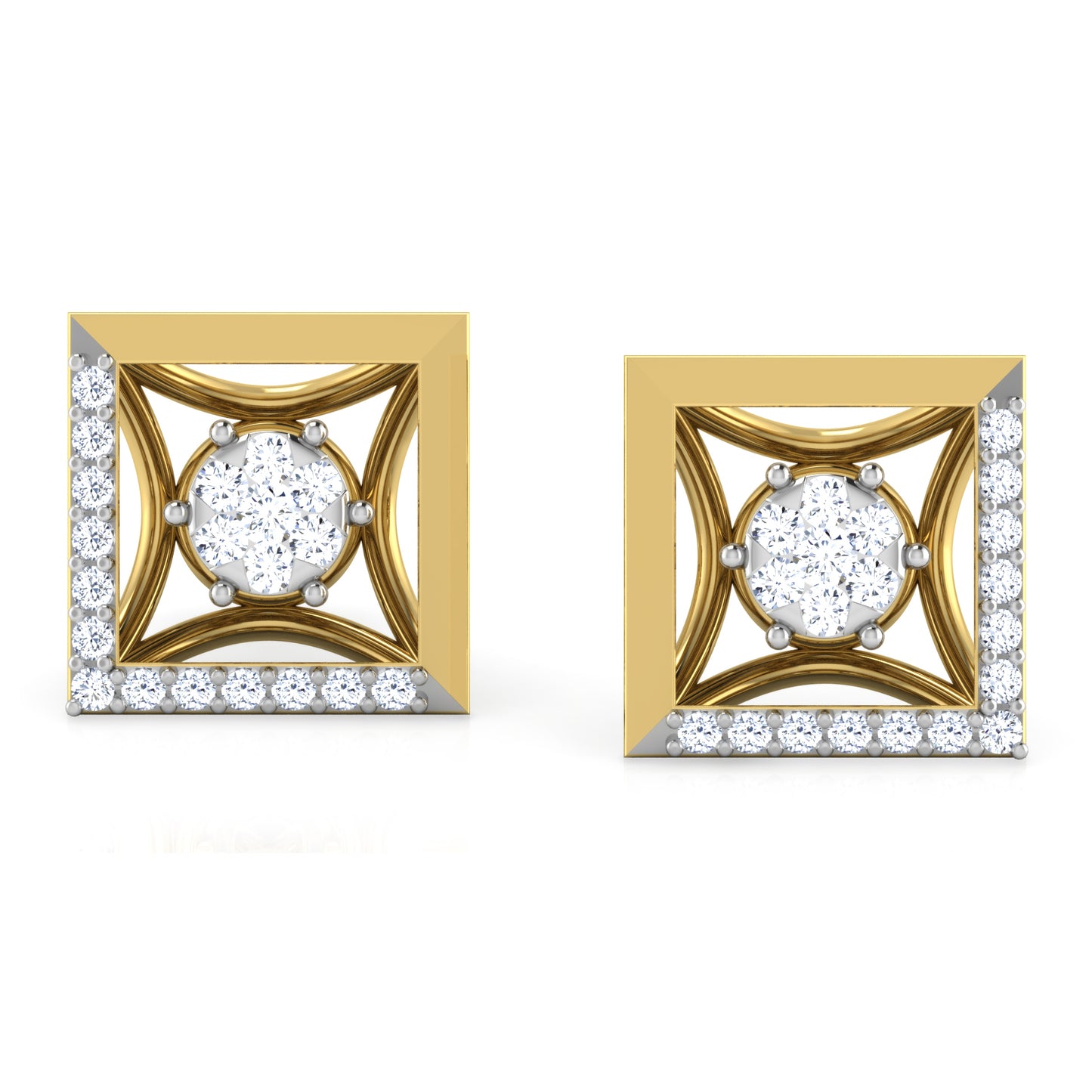 Twilight Tranquility Diamond Threaders 18K