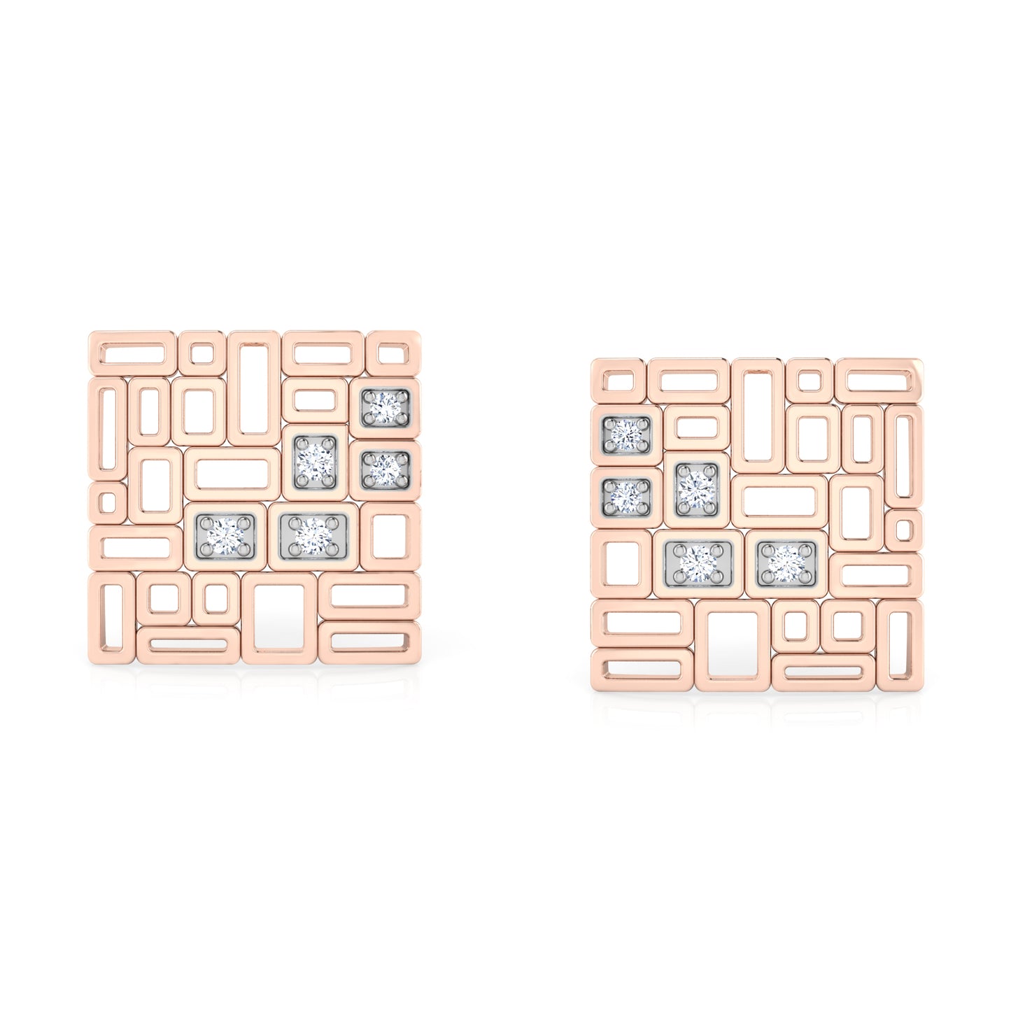 Cosmic Charm Diamond Hoops