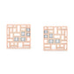 Cosmic Charm Diamond Hoops 18K