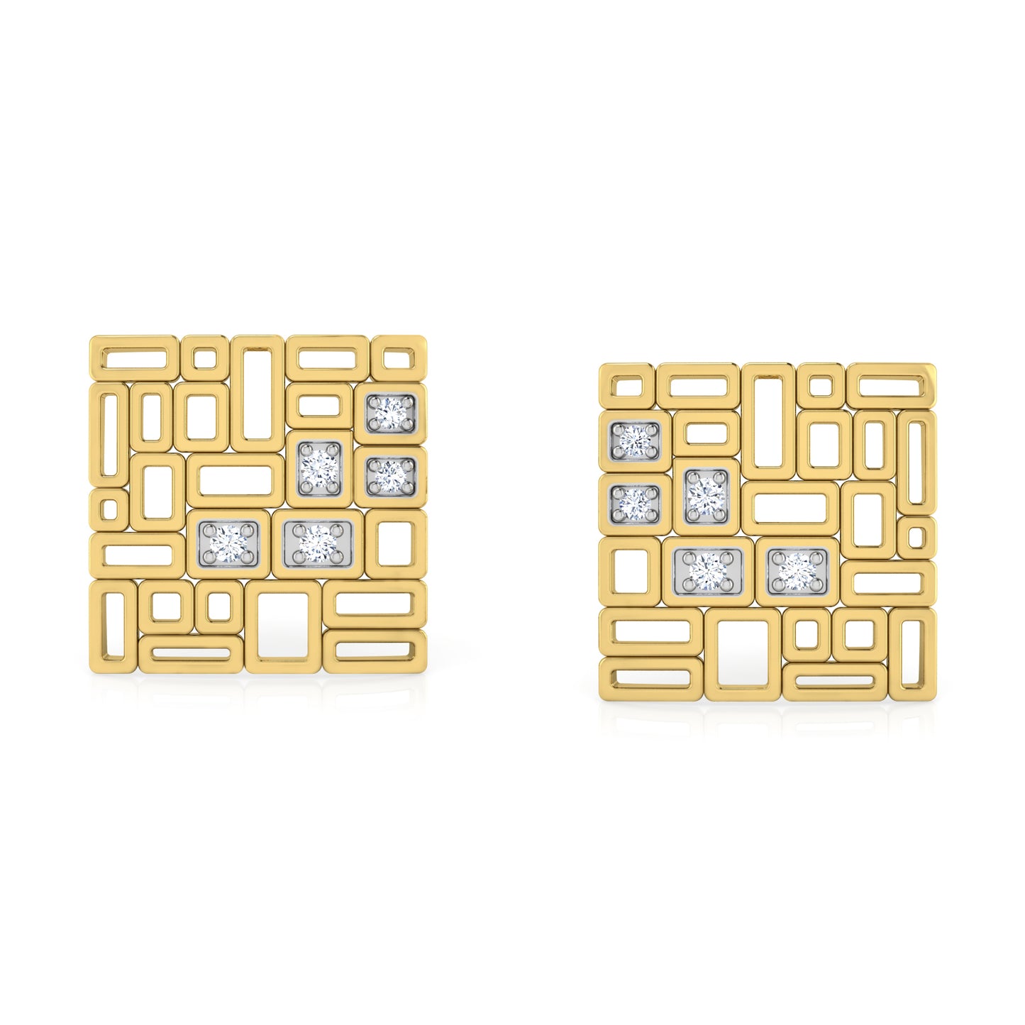 Cosmic Charm Diamond Hoops