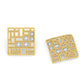 Cosmic Charm Diamond Hoops