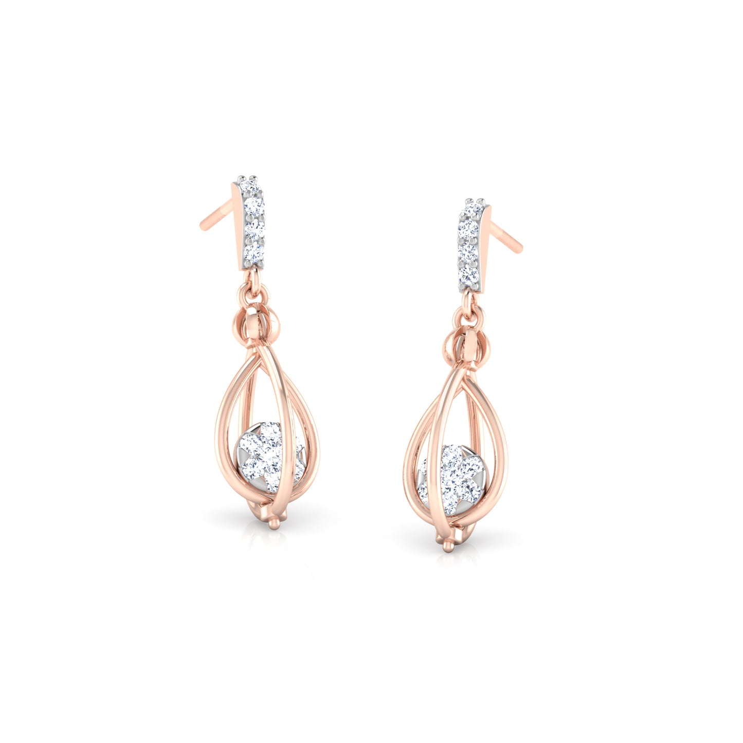 Celestial Charm Diamond Threaders 18K