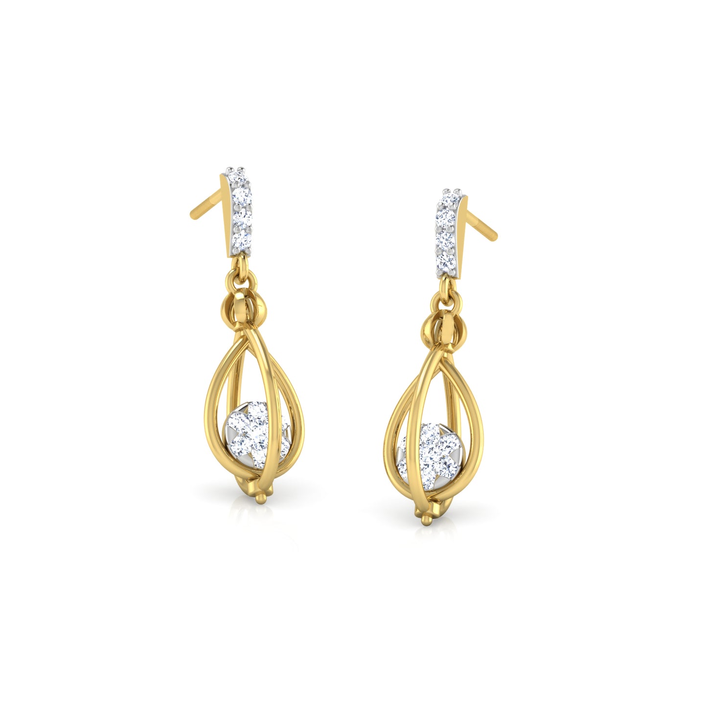 Celestial Charm Diamond Threaders 18K