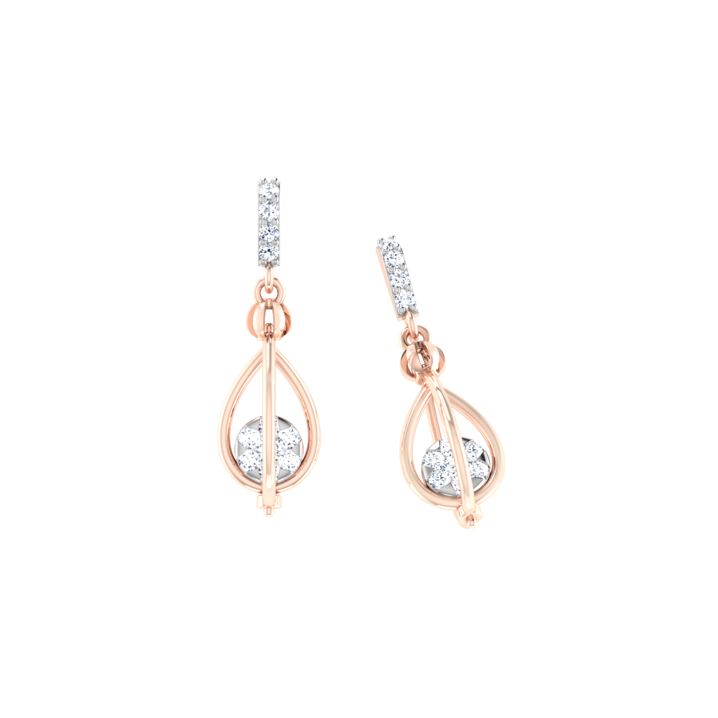 Celestial Charm Diamond Threaders 18K